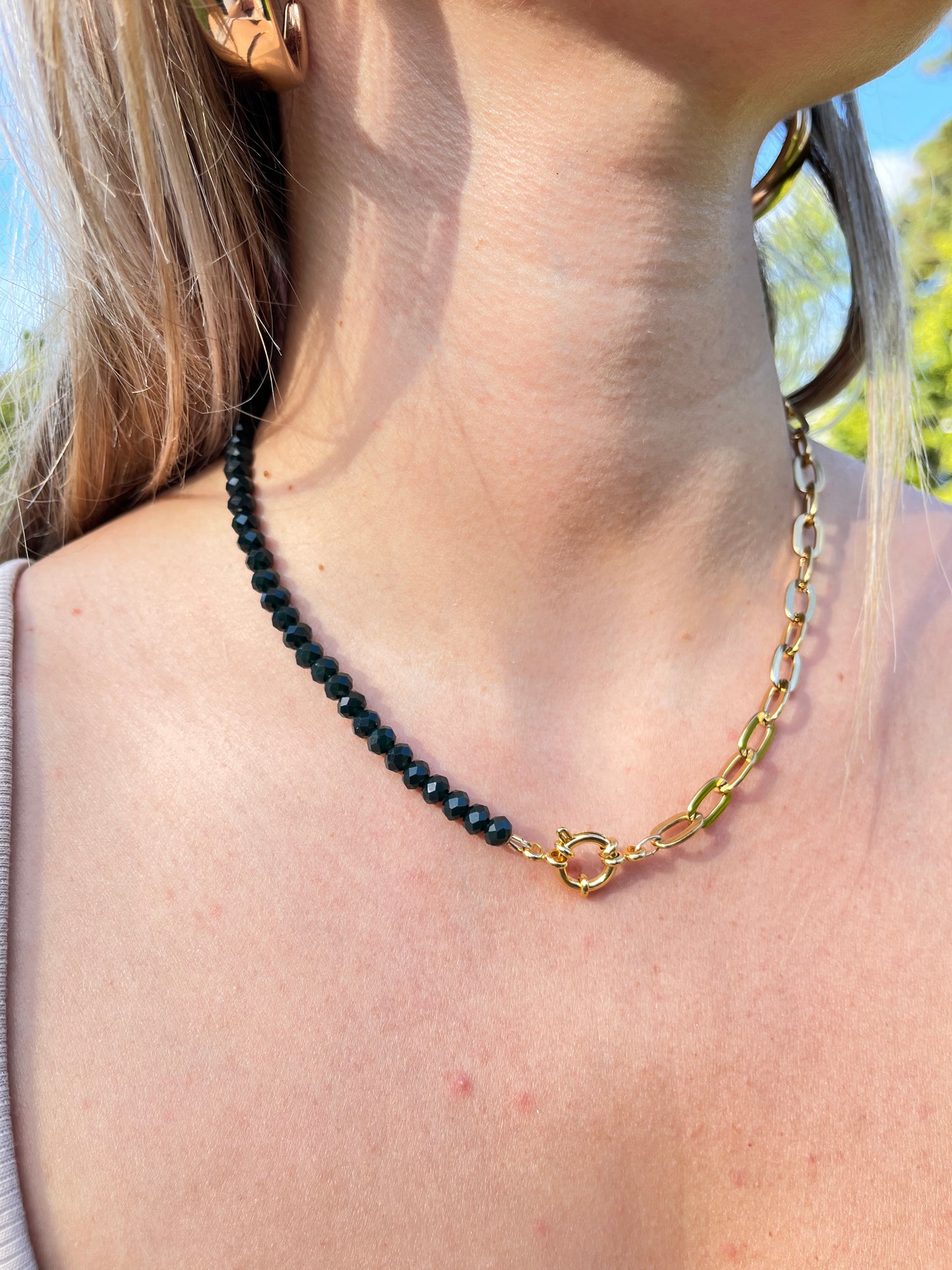 Collier Harmonie marron