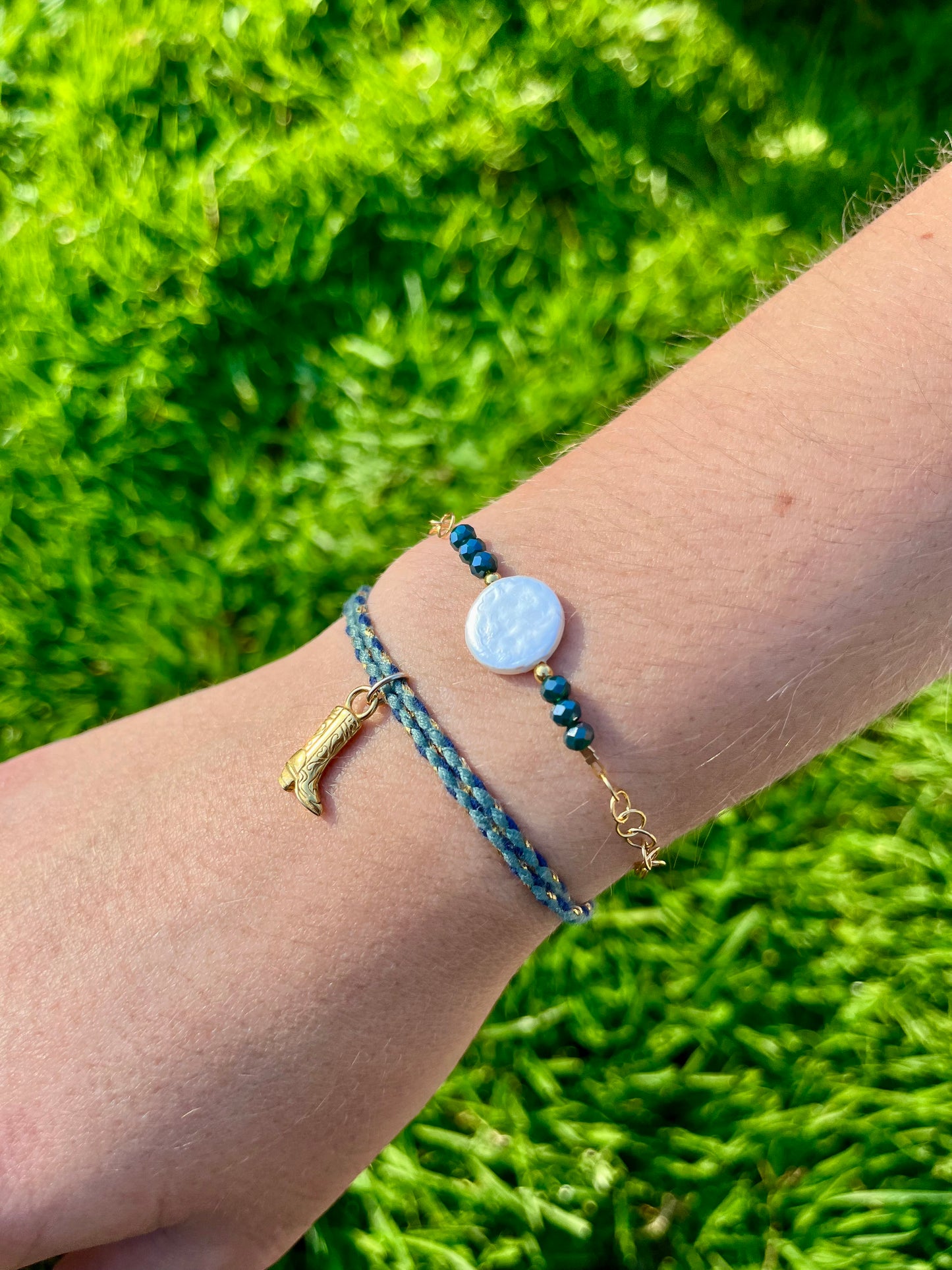 Bracelet Lune bleu