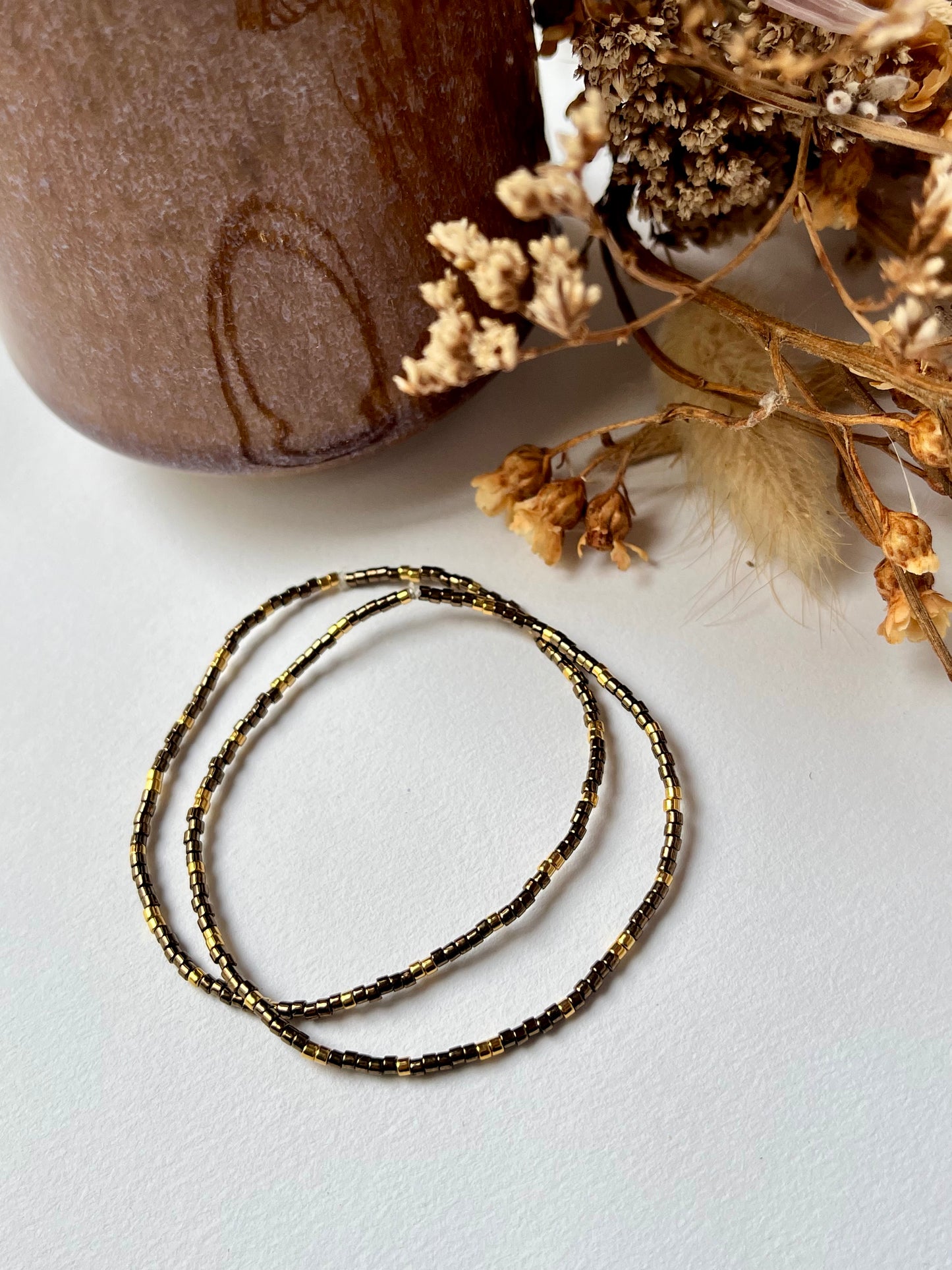 Bracelet Miyuki marron