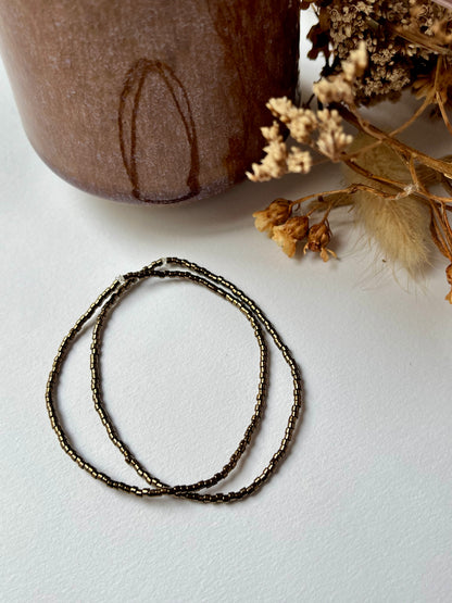 Bracelet Miyuki marron