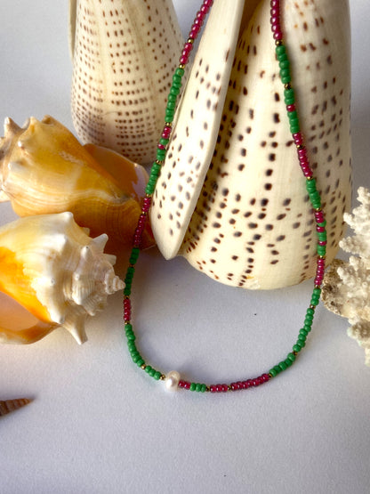 Collier Été Nacré