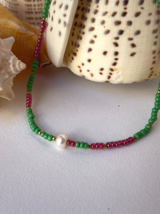 Collier Été Nacré